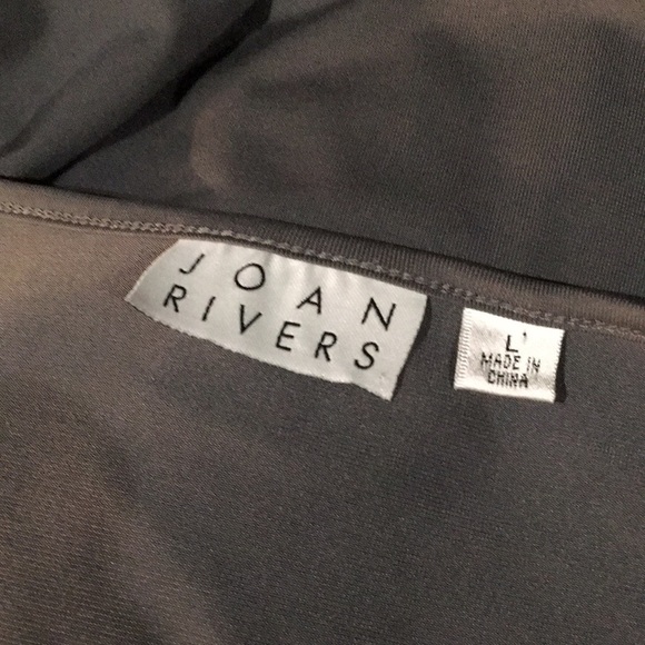 Joan Rivers sequin trim front pocket Tunic top. Size Large - Picture 3 of 5